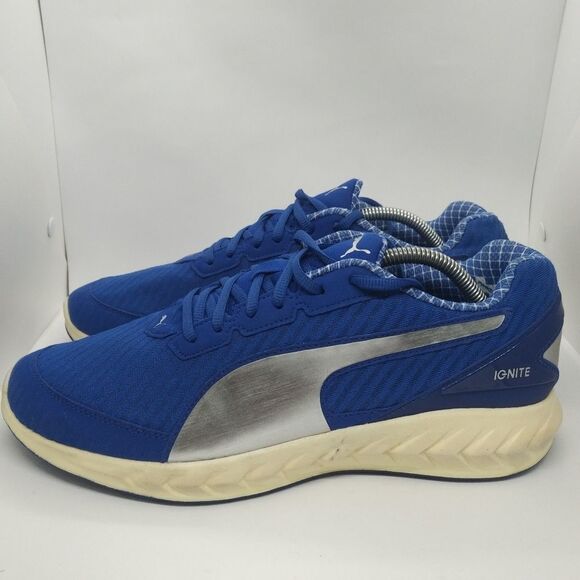 Puma Ignite Ultimate Power Cool Running Shoes Sneakers Men's Size 12.5 Blue‎ - Picture 2 of 8